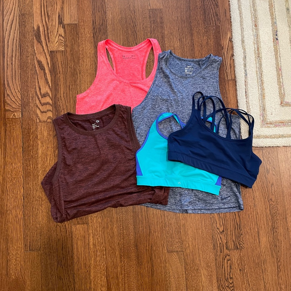 GAP Women's Tops - Coral, Gray, Maroon, Teal, Navy